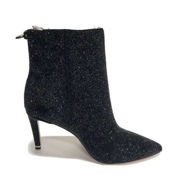 Kenneth Cole Women’s Riley 85 Black Sparkle Simple Bootie Size 8M - Picture 2 of 6